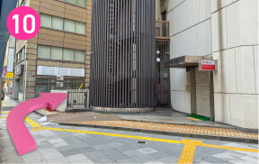 ⑩あましんを右折します。